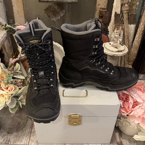 KEEN Dry DURAND POLAR Men's BOOTS 400G INSULATED Winter SNOW WATERPROOF Hiking - Picture 1 of 12